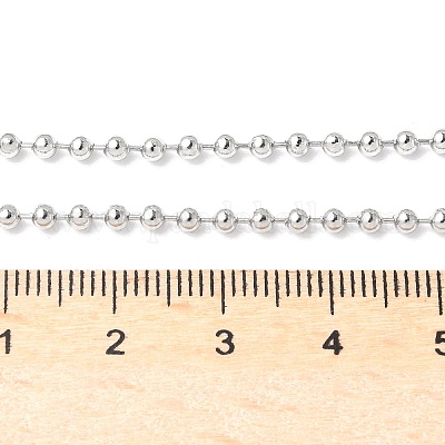 Классические простые ожерелья из нержавеющей стали 304 с шариковой цепочкой STAS-M174-007-1
