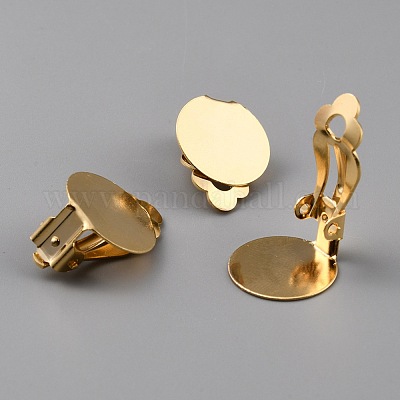 Gold filled clip hot sale on earring findings