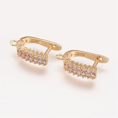 Латунная микропрокладка класса aaa кубический цирконий ZIRC-P059-06G-NR-1