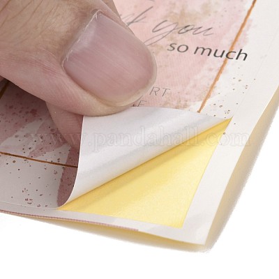 Бумажные герметизирующие наклейки с покрытием DIY-F085-03B-1