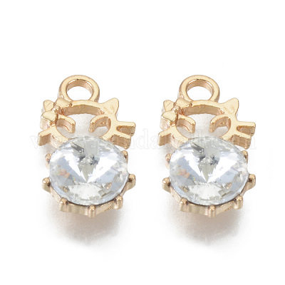 Литые стразами подвески PALLOY-T073-02C-RS-1