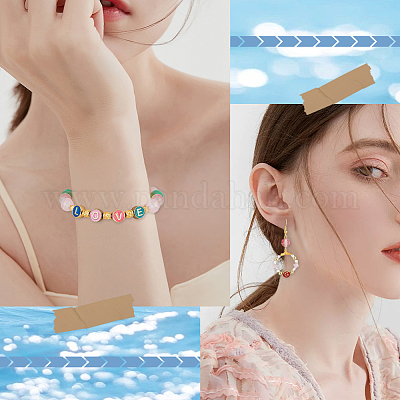 2 комплект эмалевых бусин из сплава ENAM-SC0005-10-1