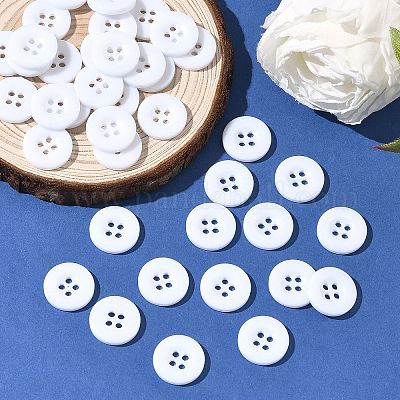 Пуговицы из смолы&nbsp;RESI-D033-15mm-01-1