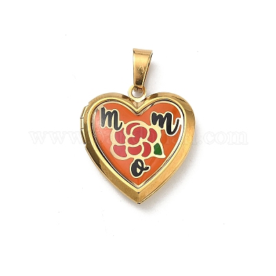 Подвески-медальоны из нержавеющей стали 304&nbsp;STAS-H255-02G-02-1