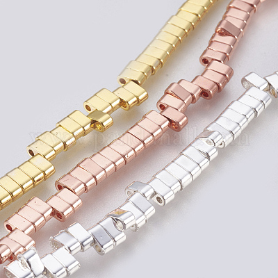 Гальванические немагнитная синтетический гематит бисер пряди G-E495-11B-1