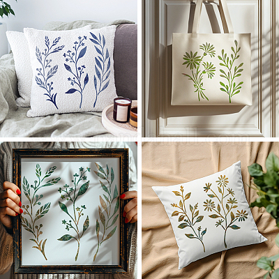 1 комплект трафаретов для рисования домашних животных DIY-MA0006-48-1