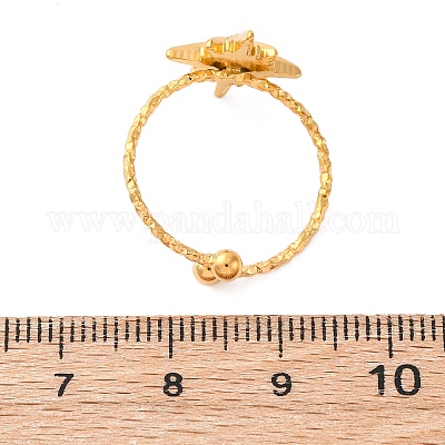 Кольца-манжеты из нержавеющей стали 304 со стразами RJEW-D306-23G-1