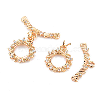 Латунные застежки-молнии из прозрачного кубического циркония KK-S356-579-NF-1