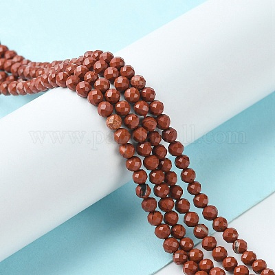 Натуральные красные яшмы бусы пряди G-F748-H01-02-1