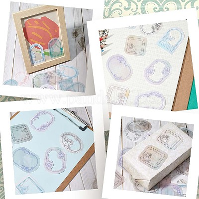 6 пакет 6 стиля наборы бумажных блокнотов для скрапбукинга AJEW-GF0007-29-1