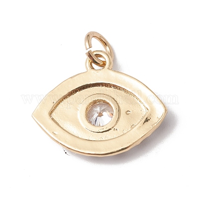 Экологически чистые подвески из латуни с микропаве из кубического циркония KK-F835-09-G-1