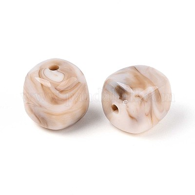 Непрозрачные акриловые бусины&nbsp;OACR-ZX006-33P-1