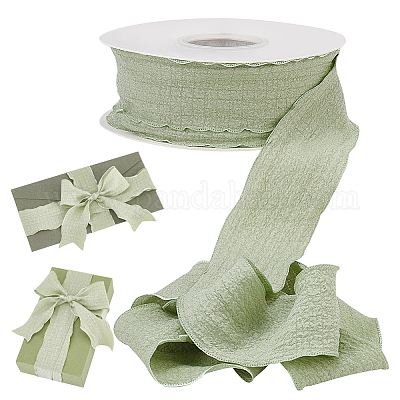 9mのフリル付きポリエステルリボン ギフトラッピング用リボン 花束の