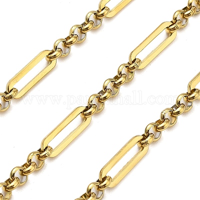 Ионное покрытие (ip) овальные звенья цепи из нержавеющей стали 304 CHS-G039-13G-1