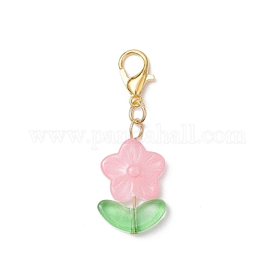 Стекло подвесные украшения HJEW-JM03378-1