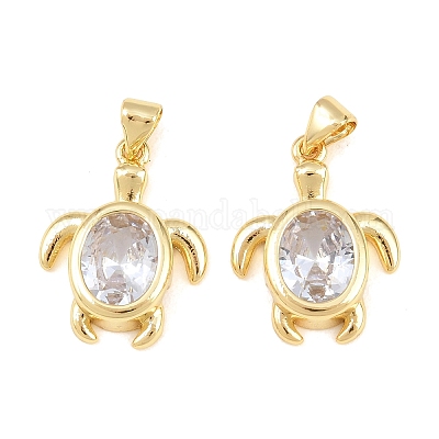 Латунь стекло кулоны&nbsp;KK-C162-073G-1