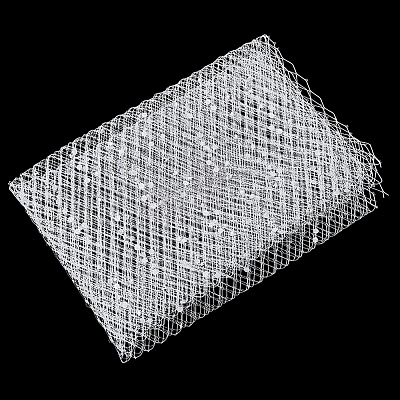 Полиэфирная сетчатая ткань из тюля DIY-WH0740-22D-1