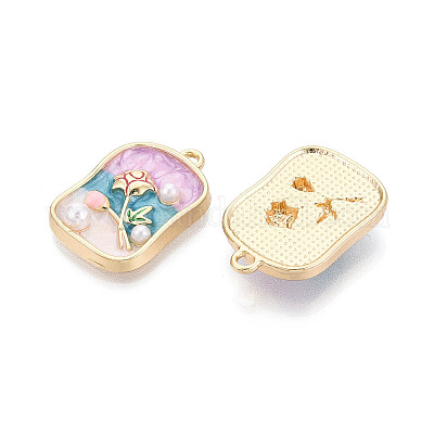 Подвески из эмали&nbsp;ENAM-T024-85A-G-1