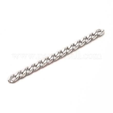 304 Stainless Steel Curb Chains CHS-O002-06-1