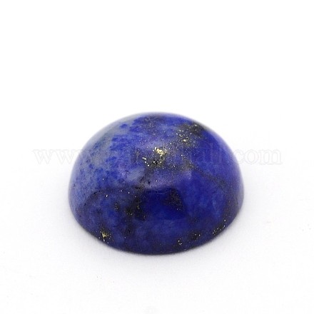 Teñidos cúpula naturales / lapis lazuli redondos medio cabochons G-A136-C03-12mm-1