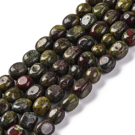 Бисер натуральный дракон крови пряди G-G146-A28-01-1