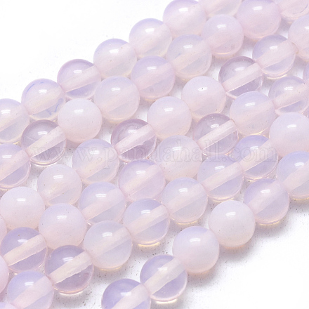 Chapelets de perles d'opalite G-L557-42-6mm-1