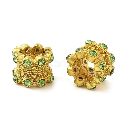 Латунные микро проложить Цирконий Европейский бисером KK-S393-06-1