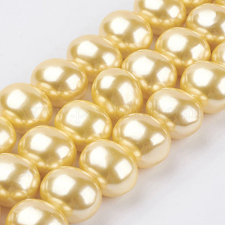 Chapelets de perles de coquille BSHE-K010-04B-1