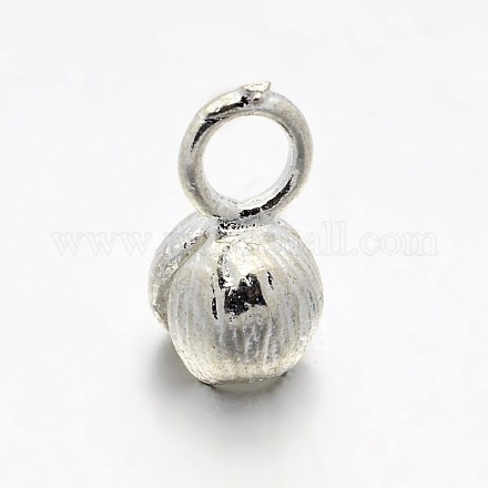 Bouts de perle en laiton KK-N0070-01S-A-1