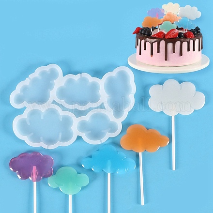 Moules à sucettes en silicone de qualité alimentaire en forme de nuage DIY-D069-20-1