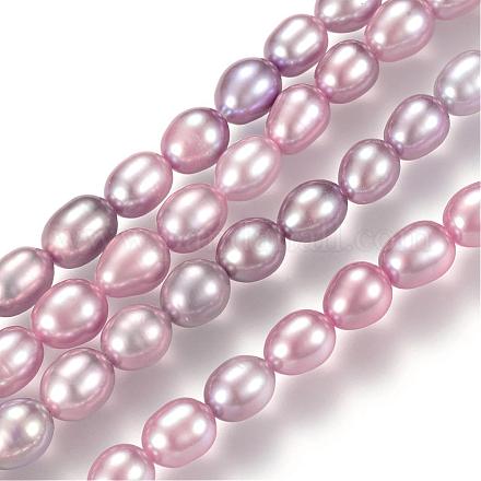 Natural Cultured Freshwater Pearl Beads Strands PEAR-R063-31B-1