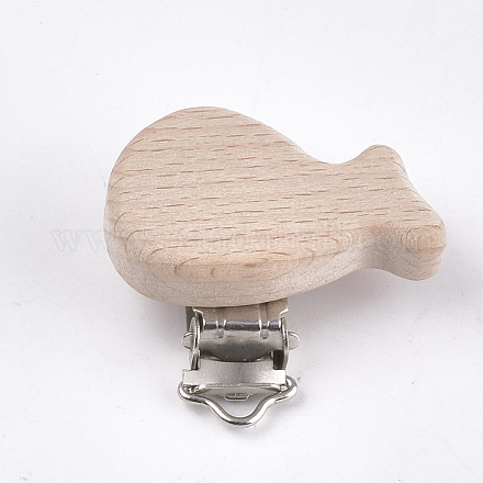 Clip porta ciuccio in legno di faggio WOOD-T015-07-1