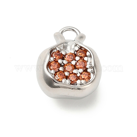 Латунные микро проложить кубического циркония подвески KK-L229-001P-10-1