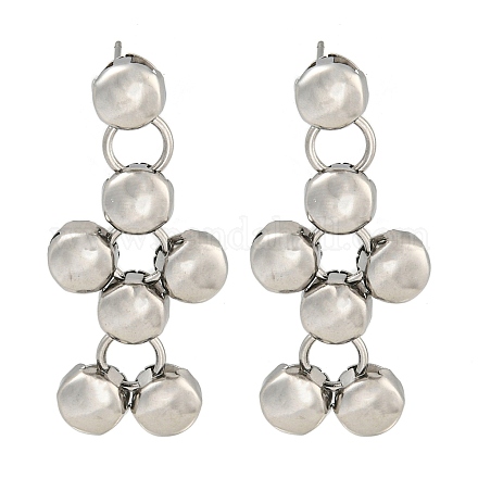 Серьги-гвоздики из нержавеющей стали 304 EJEW-S229-07P-1