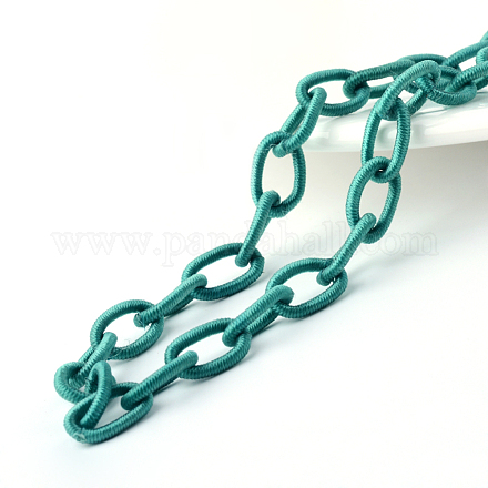 Lazo de nylon hecho a mano de cadenas de cable NWIR-R034-01-1