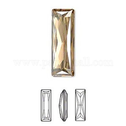 Cabochons en strass de cristal autrichien 4547-24x8-001GSHA(F)-1