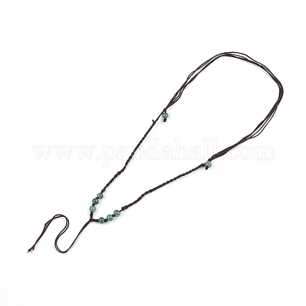 Nylon Cord Necklace Making MAK-T005-07B-01-1