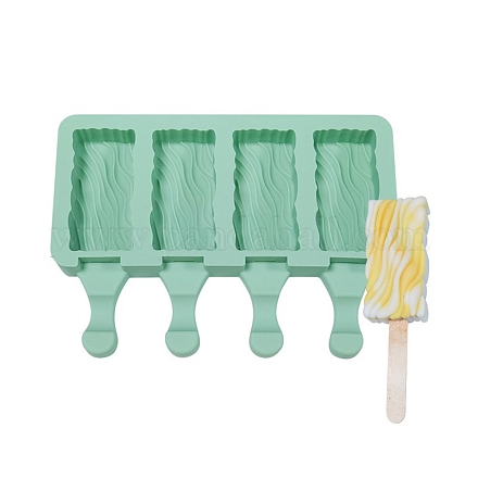 Food Grade DIY Rectangle Ice-cream Silicone Molds DIY-D062-02A-1