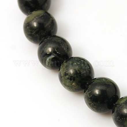 Chapelets de perles de jasper kambaba naturel X-G-G394-6mm-1
