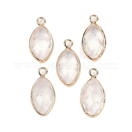 Ограненные подвески из натуральных кристаллов кварца G-G193-01G-07-1