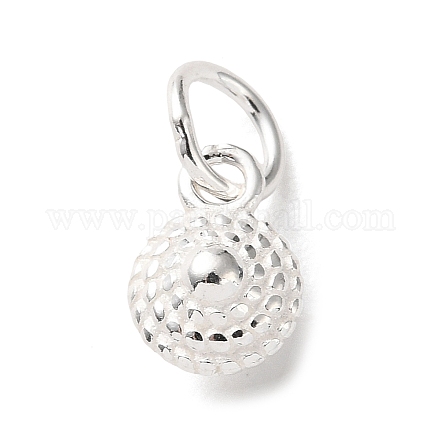 925 подвеска-блюдце из стерлингового серебра с соединительными кольцами STER-H118-04S-1