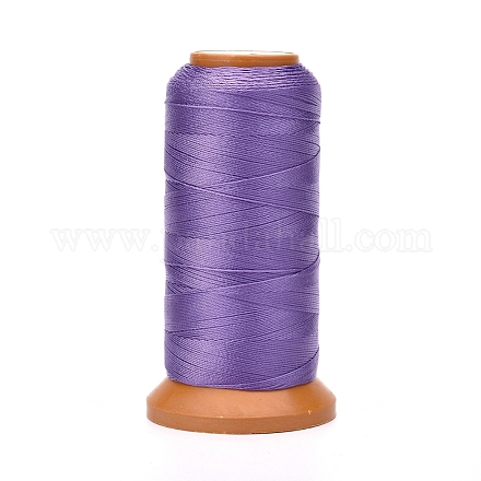 ポリエステル糸  ジュエリー作りのための  暗紫色  0.7mm  約437.44ヤード（400m）/ロール X-NWIR-G018-E-24-1