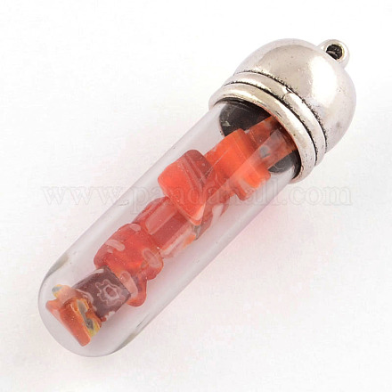 Wishing Glass Bottle Pendants LK-R011-02-1