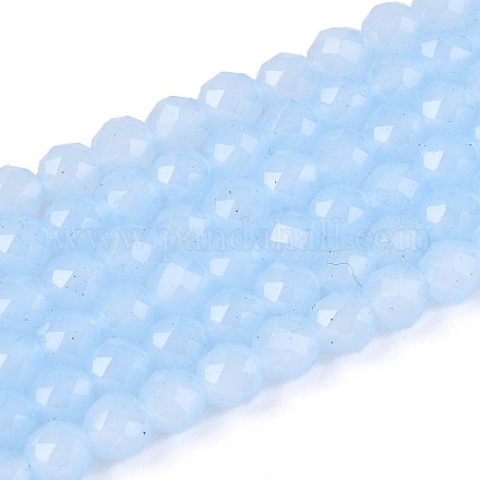 Стеклянные бусины GLAA-T028-4mm-11F-1