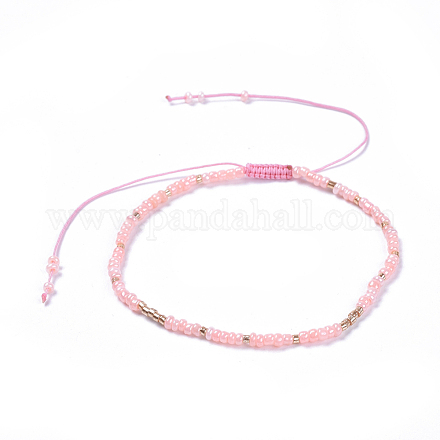 Adjustable Nylon Thread Braided Beads Bracelets BJEW-JB04374-03-1