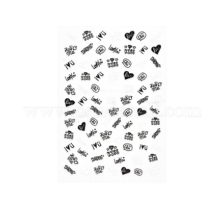 Nail Art Stickers Decals MRMJ-T072-TL0049-1