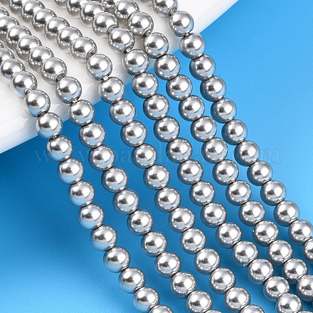 Выпечка из окрашенного перламутрового стекла жемчужные бусинки HY-N002-3mm-A03-1