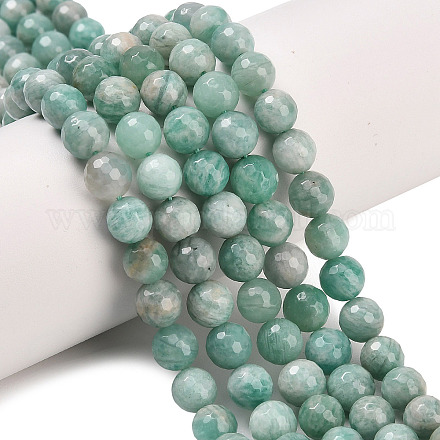 Природных амазонит бисер нитей&nbsp;G-C280-B13-8mm-1