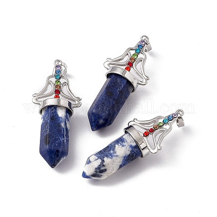 Natural Sodalite Big Pendants G-I342-01P-05-1