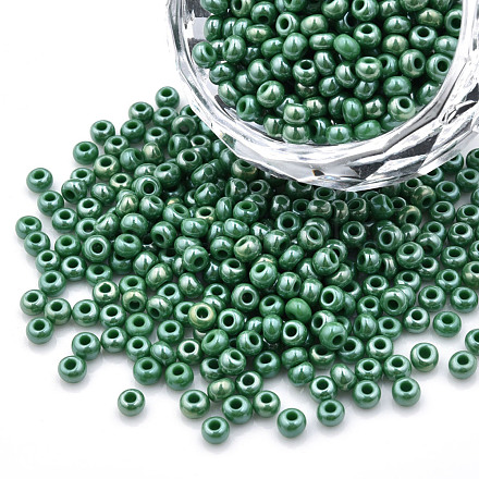 8/0 Czech Opaque Glass Seed Beads SEED-N004-003A-13-1